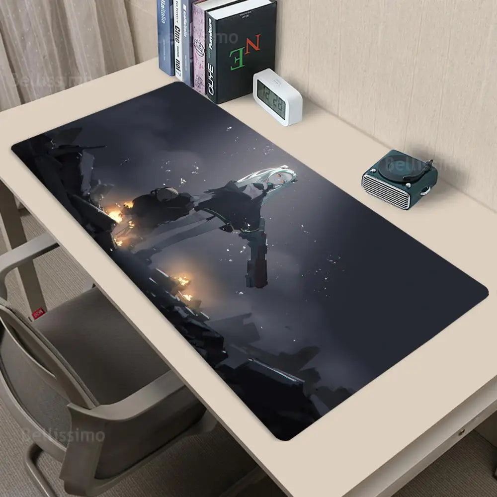 Cyberpunk: Edgerunners XXL Gaming Mouse Pad – Anime Desk Mat, Non-Slip Rubber Extended Keyboard & Mouse Mat for PC Gaming Setup