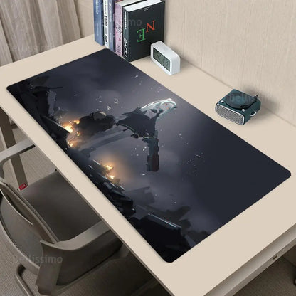 Cyberpunk: Edgerunners XXL Gaming Mouse Pad – Anime Desk Mat, Non-Slip Rubber Extended Keyboard & Mouse Mat for PC Gaming Setup