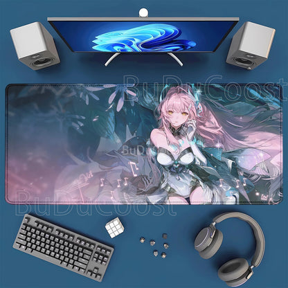 Gaming Mousepad Aemeath Wuthering  400x900mm HD Printing Desk Mat