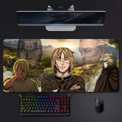 Vinland Saga XL Gaming Desk Mat – LockEdge Edition | Anime Mousepad