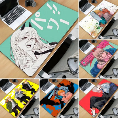 Chainsaw Man XL Gaming Desk Mat – Anime Extended Mousepad