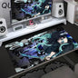 Demon Slayer XXL Gaming Mouse Pad – HD Anime Desk Mat with Non-Slip Base & Stitched Edges