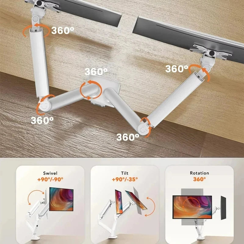 FlexView Pro Dual Monitor Arm (13–32")