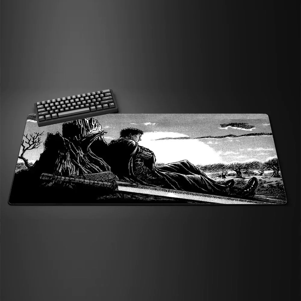 Berserk Guts Anime XXL Gaming Mouse Pad – Varmilo Style Desk Mat