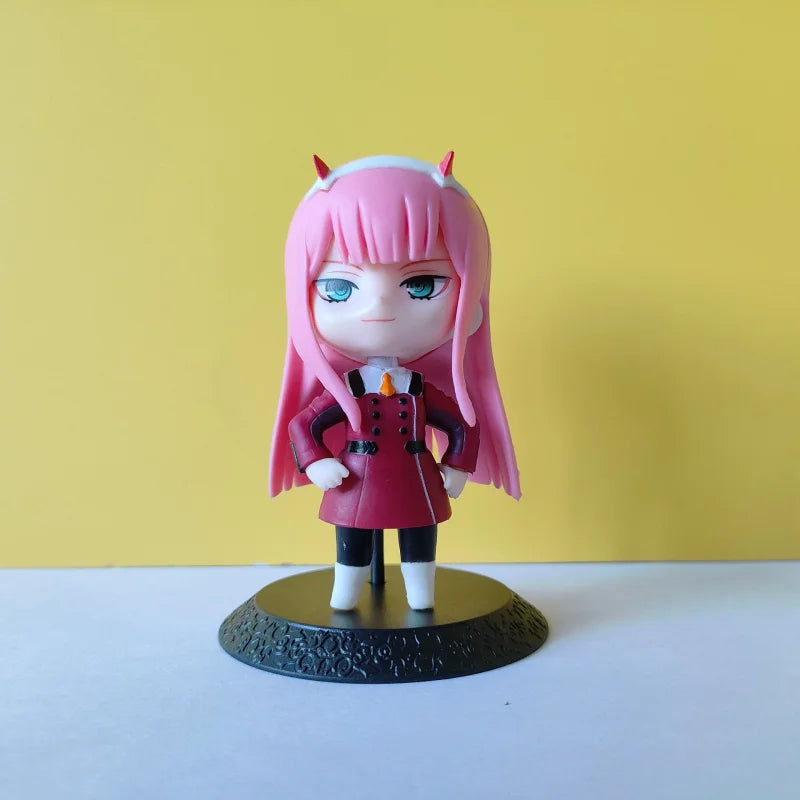 Zero Two Chibi Anime Figure 10 cm – PVC Collectible with Stand
