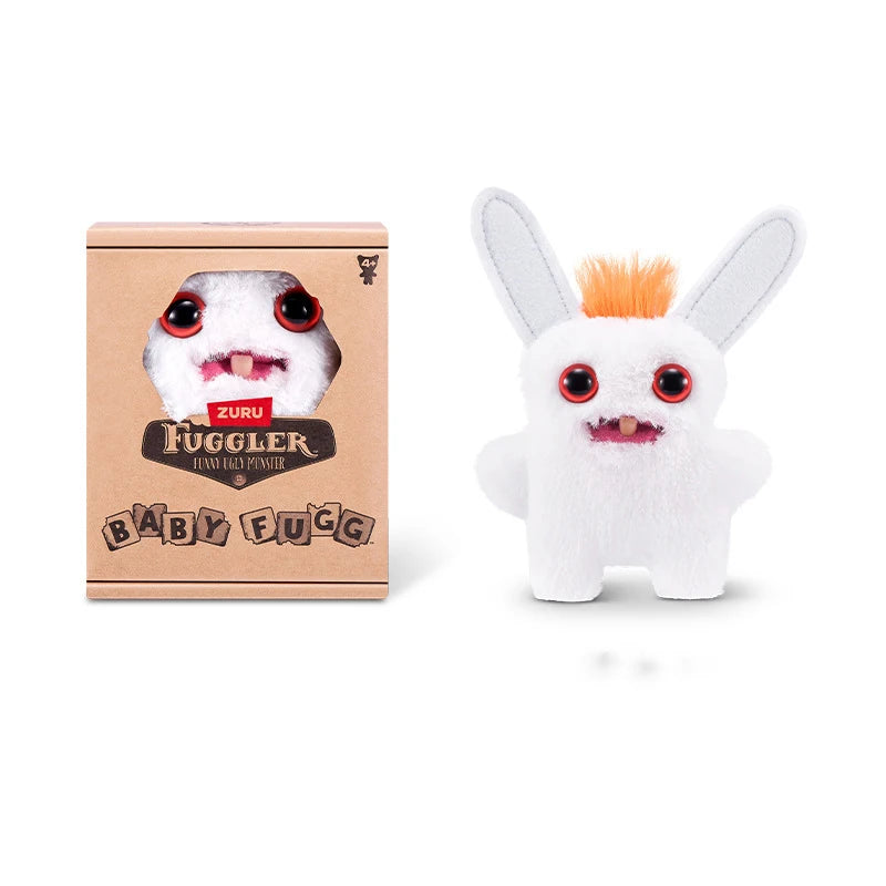 Fuggler Ugly Teeth Monster Plush Toy – Cute Wide-Eyed Collectible Mini Plush Doll (8–9cm)