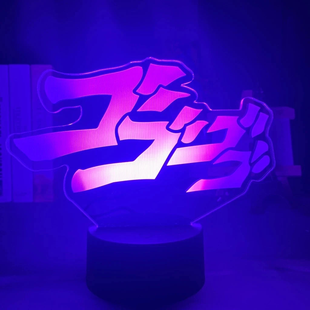JoJo's Bizarre Adventure Hol 3D LED Night Light