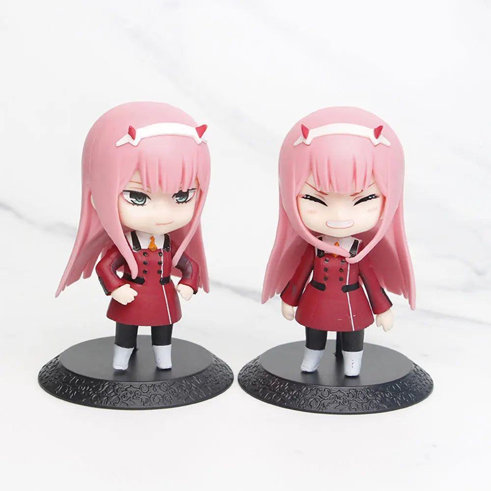 Zero Two Chibi Anime Figure 10 cm – PVC Collectible with Stand