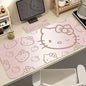 Hello Kitty Leather Mouse Pad – Extra Large Non-Slip Cartoon Desk Mat, Cute Kawaii Keyboard & Writing Pad for Girls, Student & Office Setup Decor