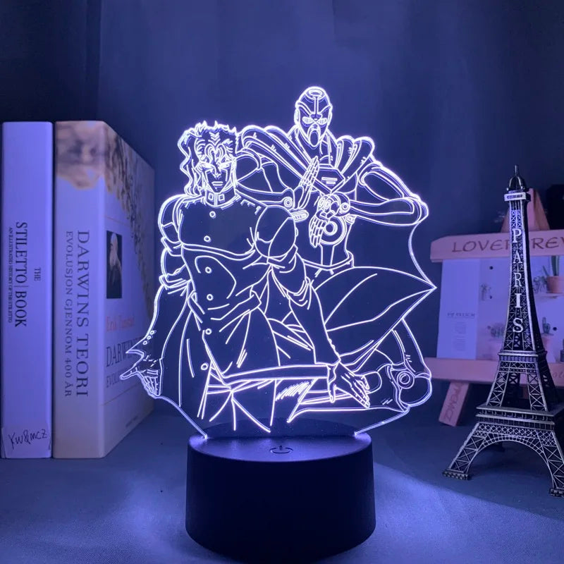 JoJo's Bizarre Adventure Hol 3D LED Night Light